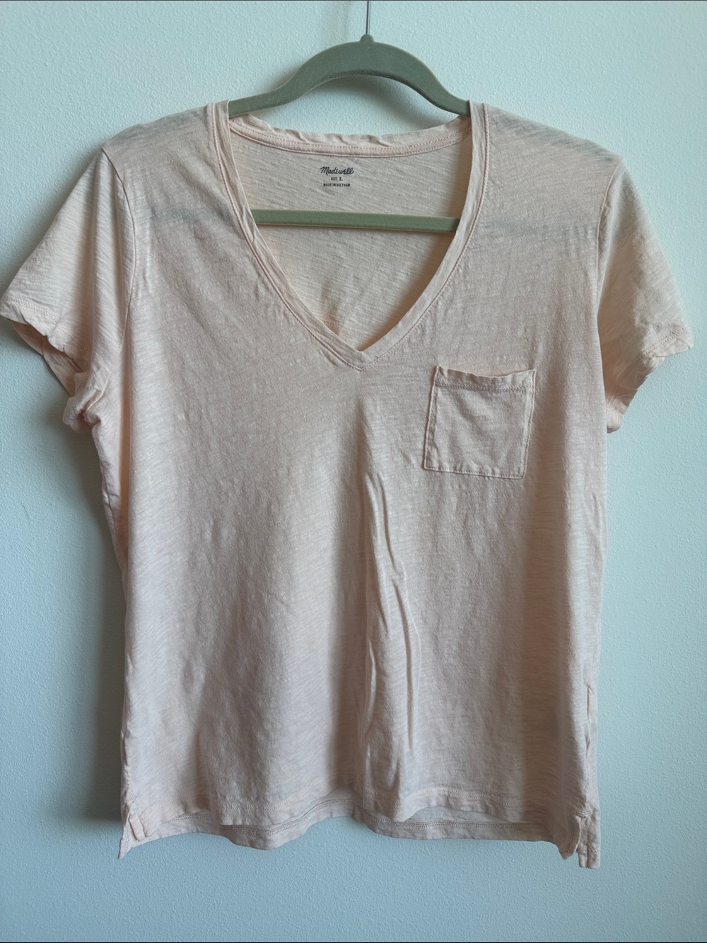 Madewell V-Neck Pocket Tee
